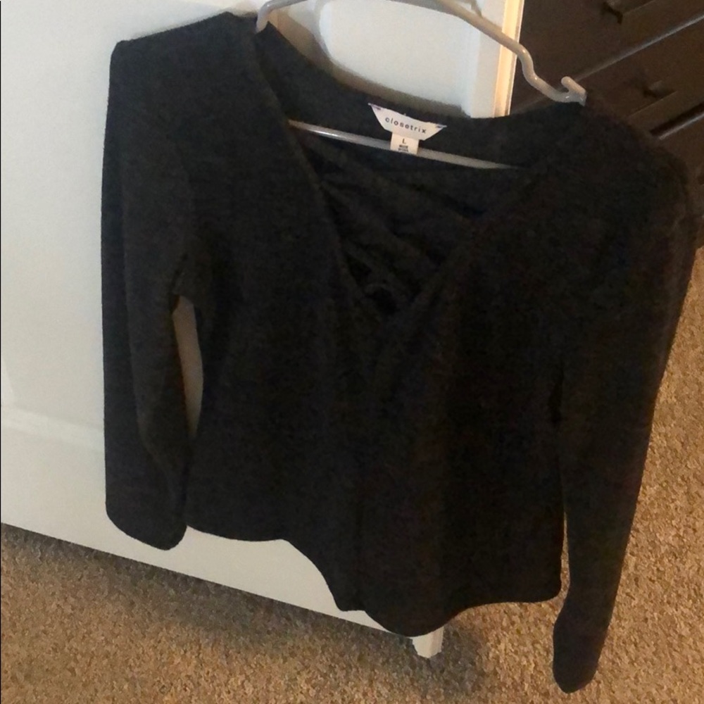 Dark Gray long sleeve tee